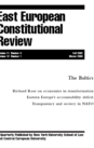 East European Constitutional Review