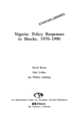 Nigeria: policy responses to shocks, 1970-1990