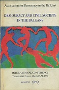 Democracy and Civil Society in the Balkans 