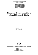 Essays on Development in a Liberal Economic Order