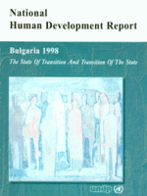 National Human Development Report Bulgaria 1998