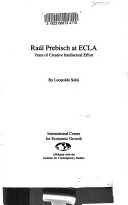 Raul Prebisch at ECLA