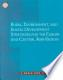 Rural, Enviroment and Social Development Strategies for the Eastern Europe and Central Asia Region