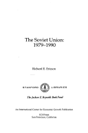 The Soviet Union: 1979-1990