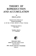 Theory of Reproduction and Accumulation