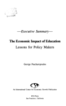 The Economic Impact of Education