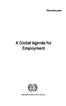 A Global Agenda for Employment