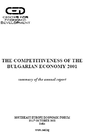 Competitiveness of the Bulgarian Economy