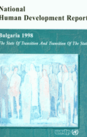 National Human Development Report Bulgaria 1998