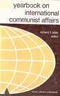 Yearbook on International Communist Affairs, 1976
